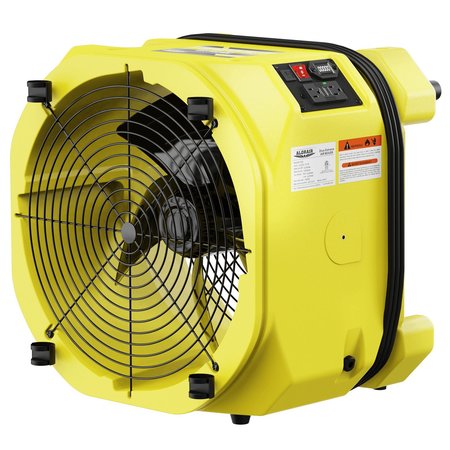 Blower EXTREME AXIAL FAN HIGH-VELOCITY AIR MOVER 3000CFM WITH HOUR METER -  ALORAIR, Zeus Extreme-Yellow